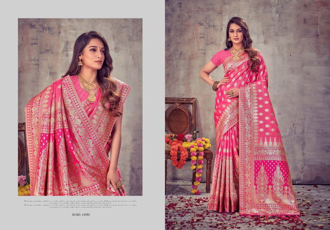 Bunawat Minaxi Silk Vol 2 Banarasi Silk Sarees Catalog
